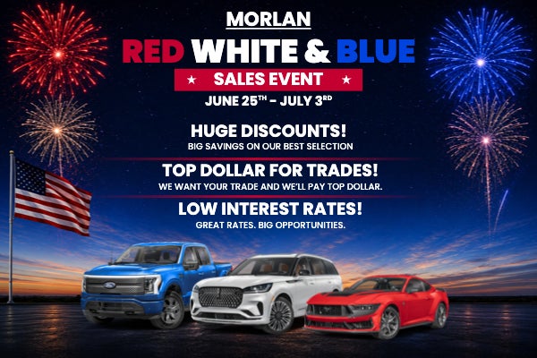 Morlan Red White and Blue Sales Event