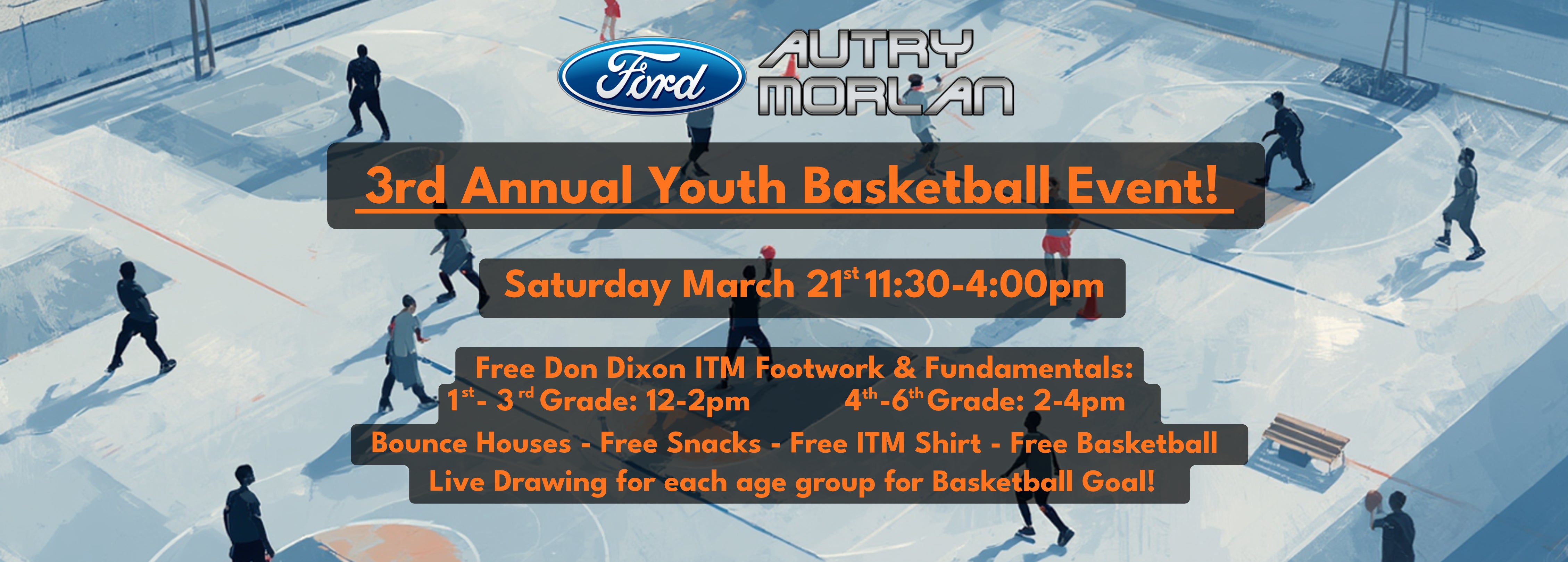 3rd annual youth basketball event